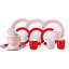 Waterside 16pc Geo Porcelain Dinner Set-20818007