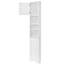 Armoire de rangement multi-fonctionnelle avec deux portes et tablettes réglables, tablette ouverte-658173292