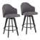 Capuano 26" Fixed-Height Counter Stool With Round Footrest - Set Of 2