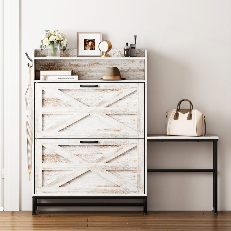 Shoe Cabinet, White