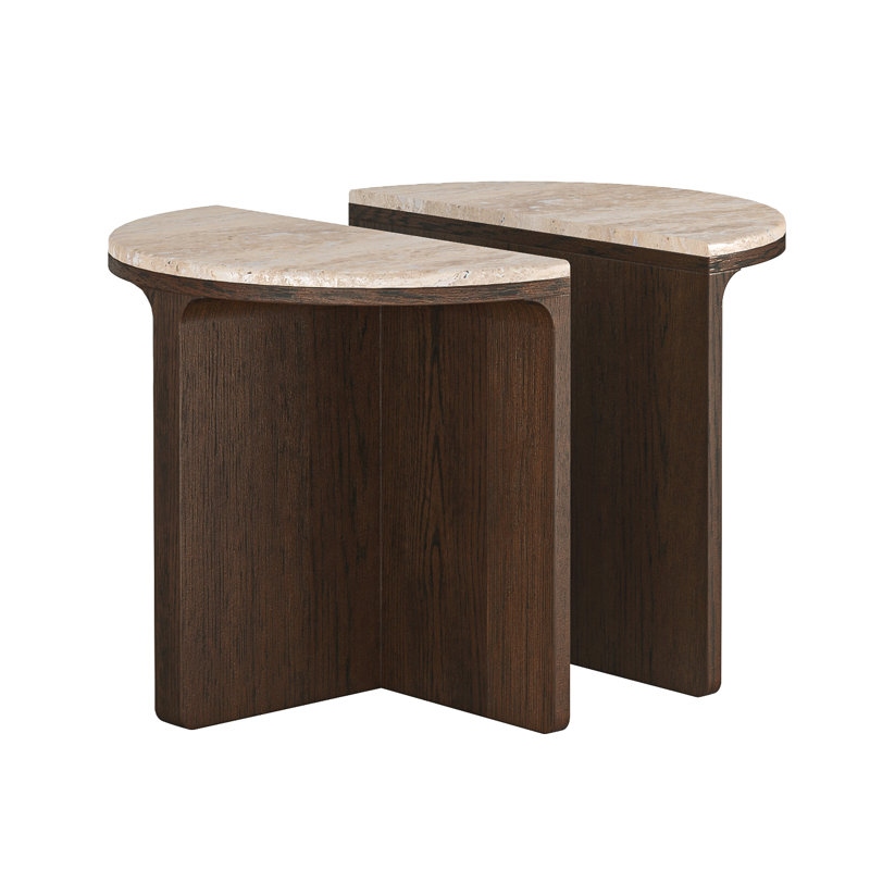 Ghita Nesting Tables, Beige
