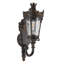 Lampe murale d'extérieur 1 lumière en aluminium et café