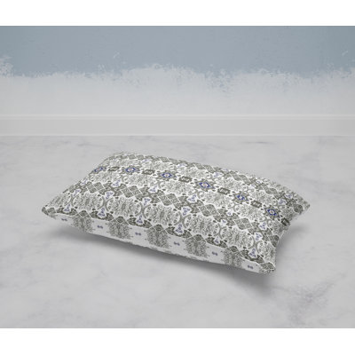 Taj Garden Columns  Rectangular Throw Pillow