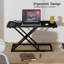 Adjustable Height Steel Floating Desk-452951621