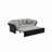 74.8" Queen Pull Out Sofa Bed - 3-In-1 Convertible Tufted Velvet Loveseat With 2 Soft Pillows​-1310929331
