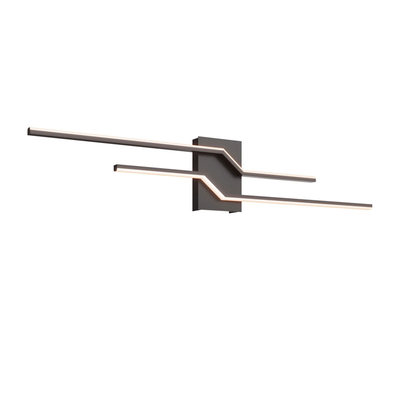 Aleczander Dimmable LED Vanity Light, Black
