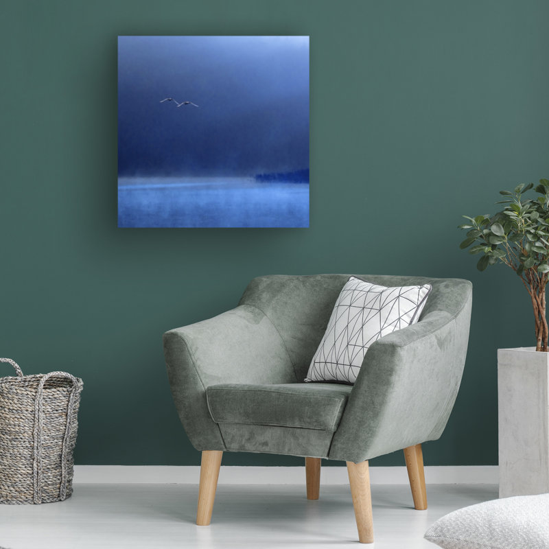 Art sur toile, Marcin Michalowski Swans, H 14 po x l 14 po