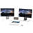 Acrylic Monitor Stand Riser,Dual Monitor Stand With Adjustable Length And Angle,3 Shelf