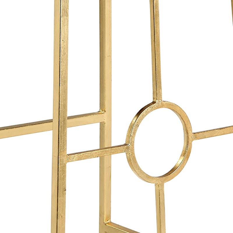 Hampton 30" Bar Stool, Gold Leaf, Ivory