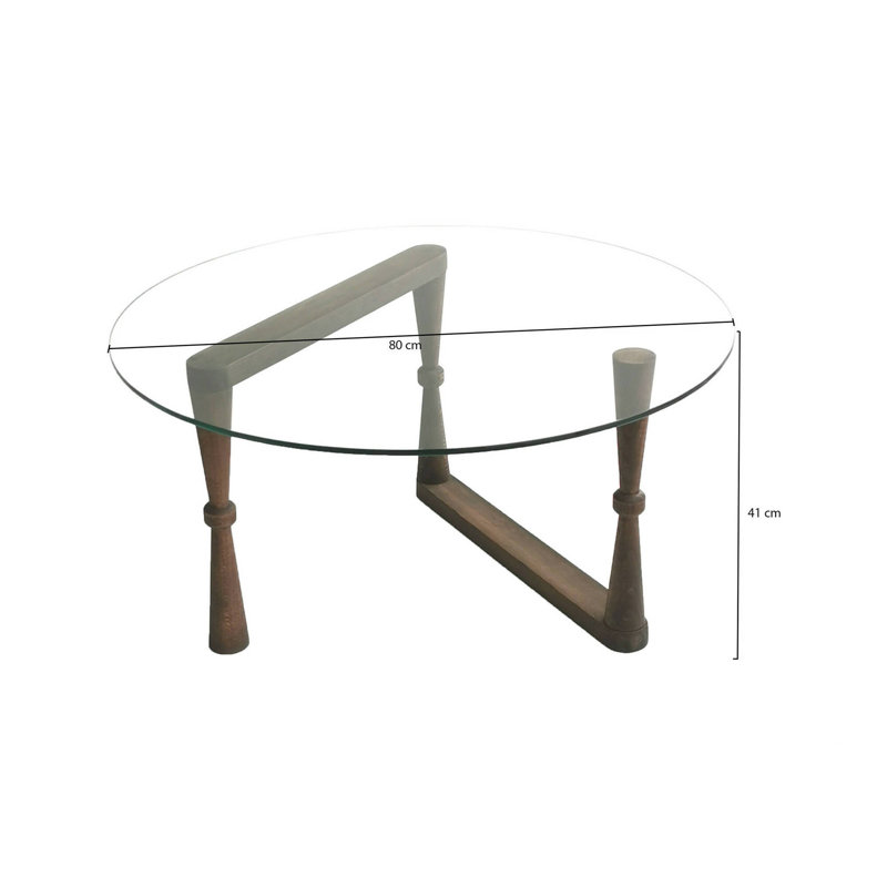 Vindas Coffee Table, 41" H x 80" L x 80" W