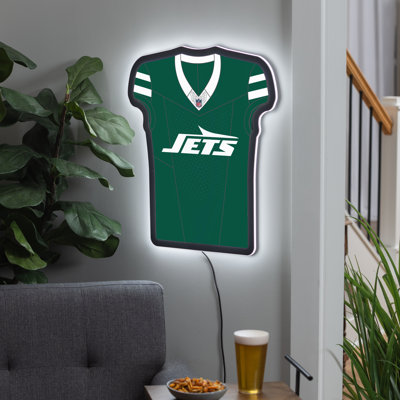 New York Jets 23" LED Jersey Shaped Lighted Wall Sign