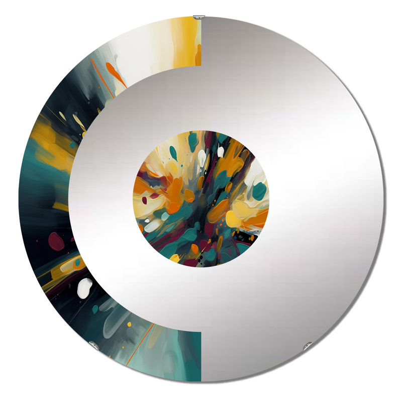 Devlen - Half Circle Wall Mirror, 31,4 po x 31,4 po