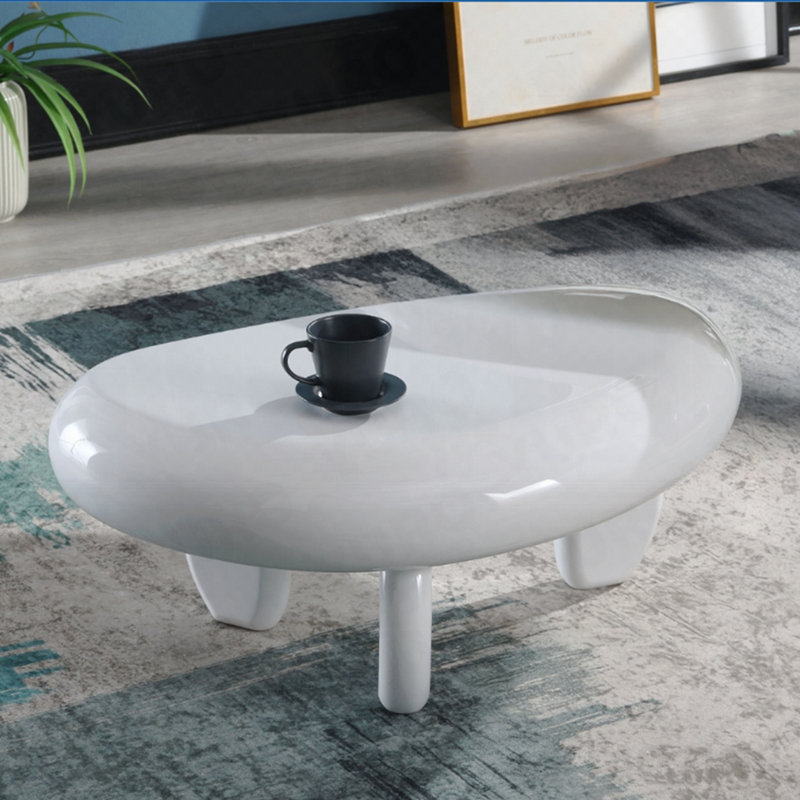 End Table, Wylie White High Gloss