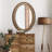 Lynwood Farmhouse Wood Oval Wall Mirror