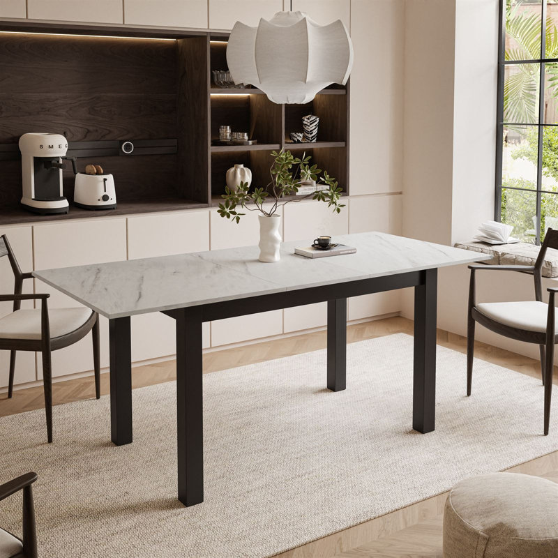 Extendable table ARTON 140 cm, Black