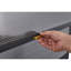 Garde-manger vertical 73 po à 6 niveaux avec tablettes réglables, espace intelligent pour la cuisine - acier gris et crochets, nombreux articles de rangement-1580615609