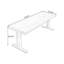 Bureau moderne et simple en bois massif-938551659
