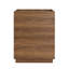 Meuble-lavabo autoportant de 24 po (23 1/4 po) avec double tiroir, bois d'ingénierie et brun (seulement meuble-lavabo sans comptoir)-130611480-130611477