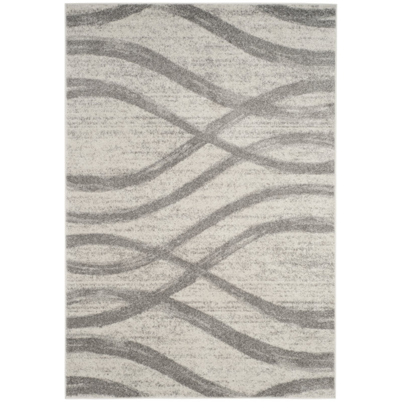 Parkinson Power Loom Rug, Cream/Grey, Rectangle 183 x 274 cm