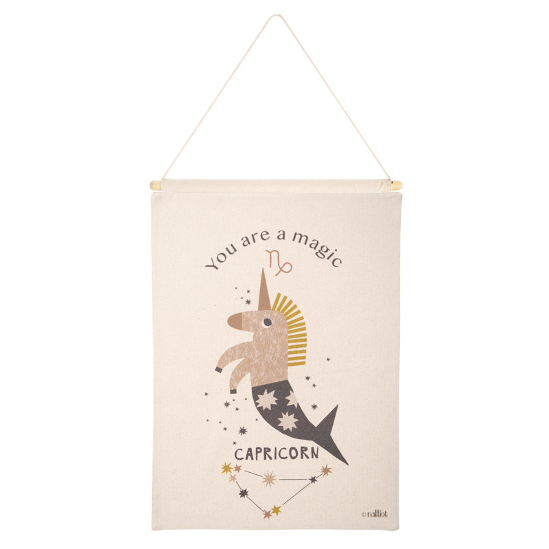 PETIT CAPRICORNE SUSPENDU AU MUR