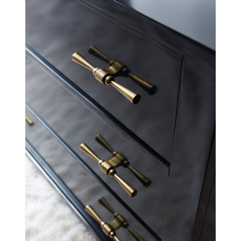 Modern History Accent Chest, Black