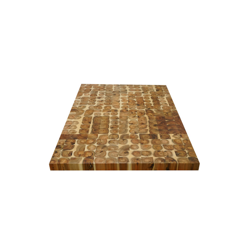 Plateau de table rectangulaire carré L 42 po x l 30 po Clowser