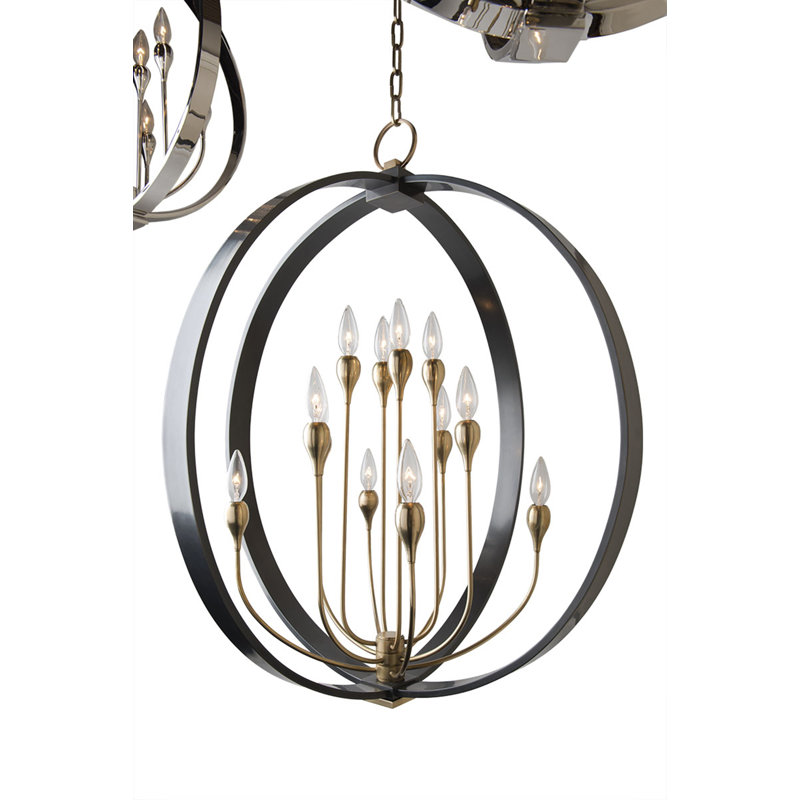 Dresden 12 - Light Pendant, Aged Old Bronze