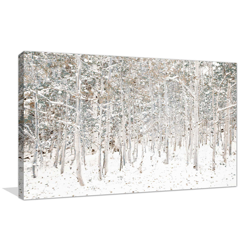 " White Snow Wonderland ", 28" H x 48" W x 1.5" D