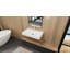 Lavabo de salle de bain mural rectangulaire en résine avec trop-plein 31,5 po x 18,8 po Badeloft WT-06-L-M-35943865