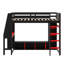 Lit mezzanine avec bureau Gaming