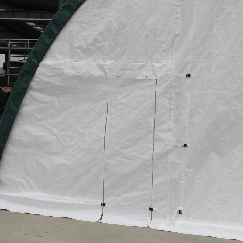 Single Truss Arch Storage Shelter 11Oz PE, 15 ft. H x 30 ft. W x 40 ft. D