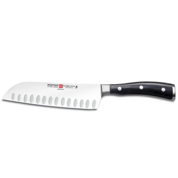 BenchMark Tomato Knife 3.5" Micro-Serrated Ceramic Blade -Red Polymer  Handle