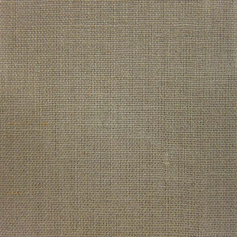 Ledge Fabric | Solid 100% Linen Fabric | Color Flax, Flax