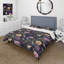 Ensemble de housse de couette floral en polyester microfibre Deep Emerald-1631697350