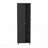 Mirror Linen Cabinet, Four Interior Shelves, Five External Shelves -Black-1228349338