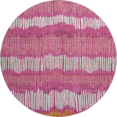 Premium Machine Washable Prisco Blush Rug