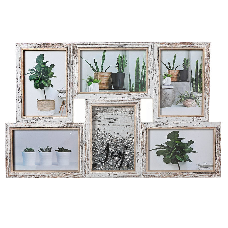 Abigael Brown Wood Picture Frame - Set of 5