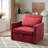 1 - Piece Green Convertible Sofabed Chair With Adjustable Backrest & Storage-664100646