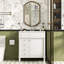 Meuble-lavabo sur pied 30 po avec lavabo, armoire de rangement autoportante avec porte à fermeture douce, 2 tiroirs-126770914