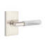 Select Round Privacy (Bed & Bath) Door Lever with Rectangle Rosette-1651944629-1651944626