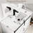 Bathroom Vanity With Sink, Faucet, Mirror, Sliding Barn Door, And Drawers-392099611-382758373