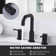 8 In. Bathroom Basin Faucet With Drain Kit In Brushed Nicekl