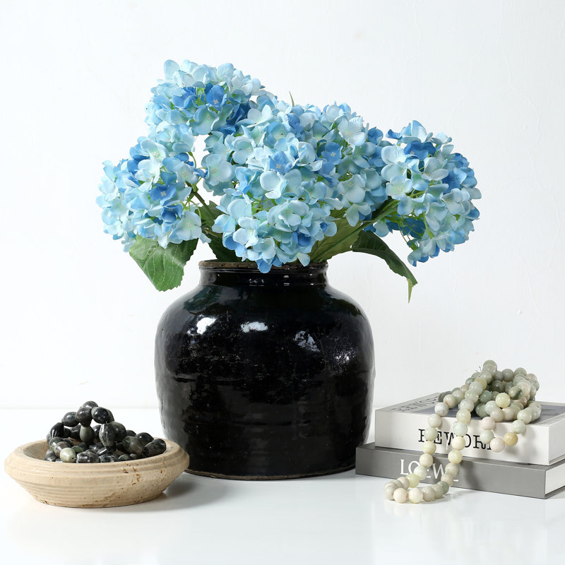 Kempinski Ceramic Planter, 5" H x 6" W x 6" D