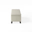 Banc de rangement/repose-pieds rembourré moderne Denali | Conception minimaliste avec rangement dissimulé et charnières à fermeture en douceur-112924199