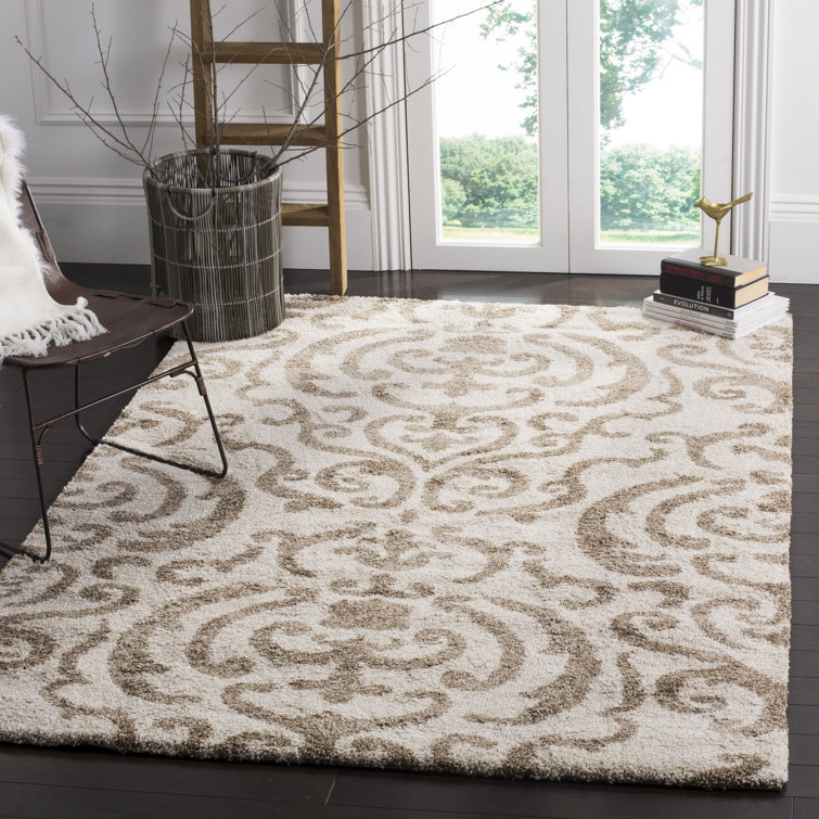 Tapis brun / beige Ellyona