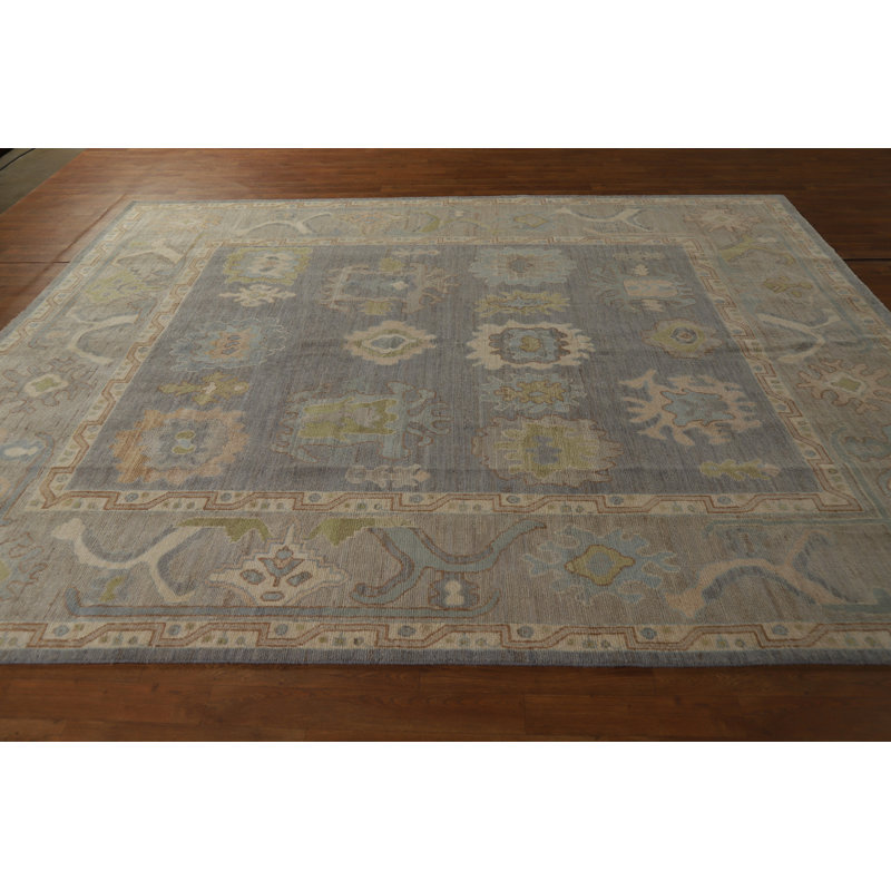 Vegetable Dye Oushak Turkish Area Rug 8x10