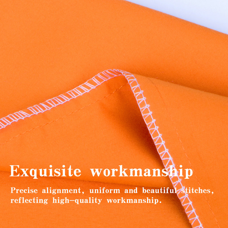 Drap plat seulement, drap de dessus en microfibre brossée 1800 - NTBAY, Orange, Grand