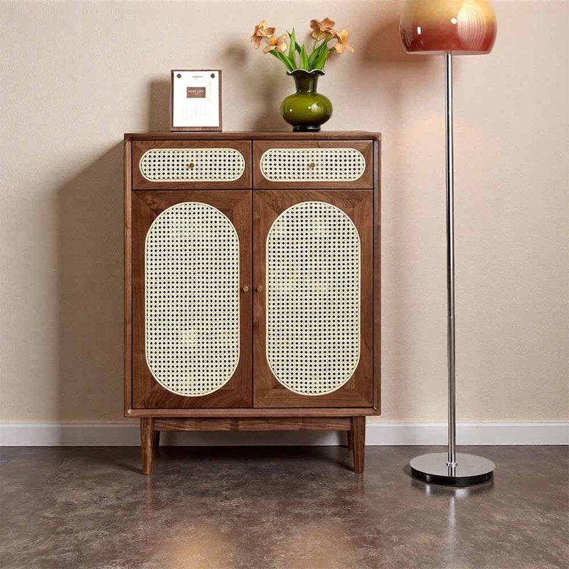 European style minimalist storage shoe cabinet