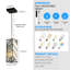 Luminaire suspendu moderne en cristal 4 po - paquet de 3-1064082711