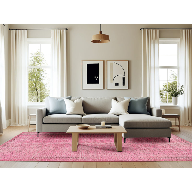 Oriental Indoor Rug, Rectangle 6' x 9'